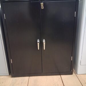 2 Door Cabinet ; Black