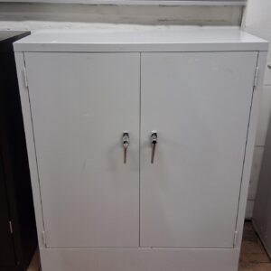 2 Door Cabinet ; White